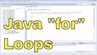 16x - Learn Java for Loops