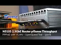 N5105 2 5GbE Router PC - pfSense Throughput Power Consumption