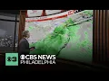 Bundle up and probably bring an umbrella with breezy chilly weather in Philadelphia
