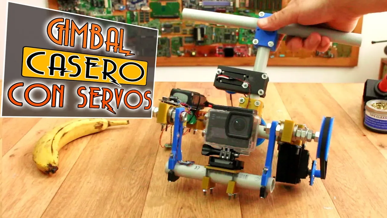 Pr#55 Gimbal casero con servos, Arduino, IMU, PID
