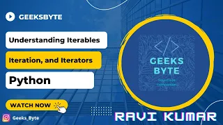 Python Tutorial Iterable iterator and iteration