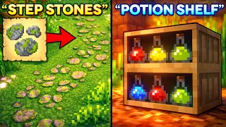 50 NEW Build Hacks Using TRANSPARENT Minecraft Maps