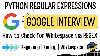 How to Check for Substrings Whitespace at Beginning End of Strings - Python Data Science FAANG