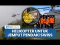 Download Lagu Menegangkan! Detik-detik Pendaki Swiss yang Terjatuh di Rinjani Dievakuasi ke Bali Pakai Helikopter