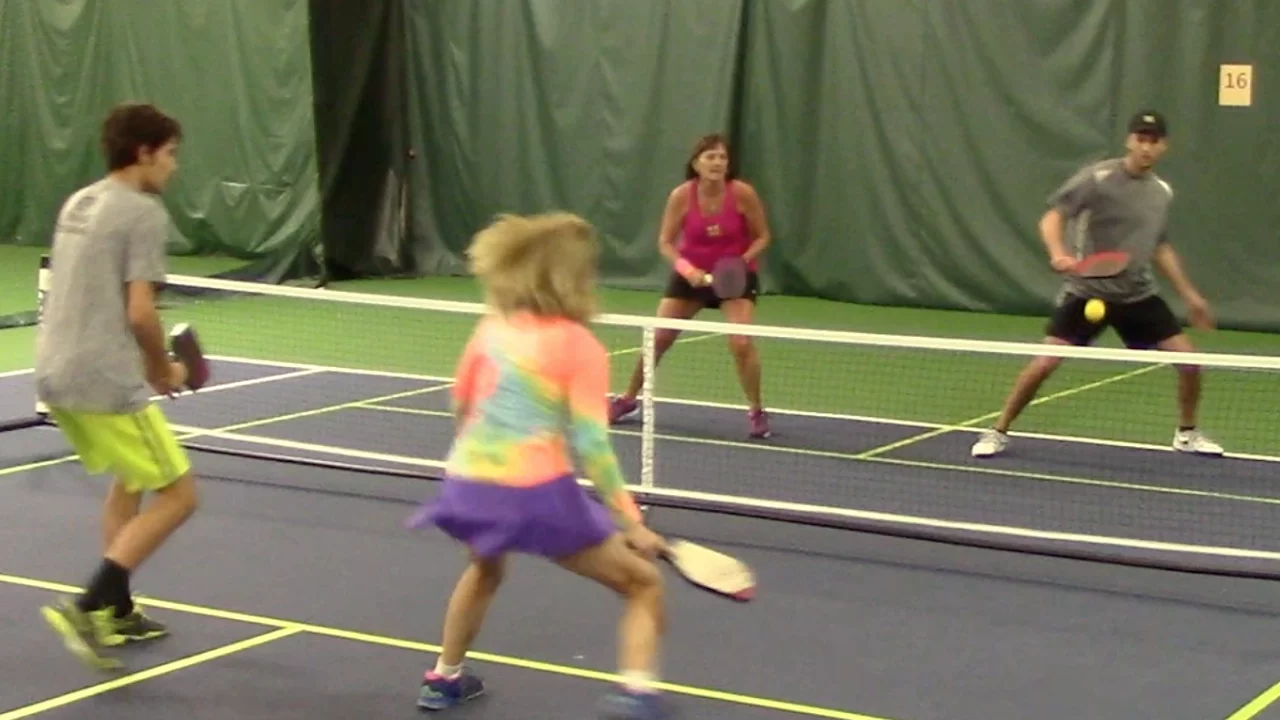 Spring Swing Pickleball Tournament OMX RR Rachael Kroog/Brian Astbury v D Mascarin/B Schmeling