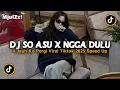 Lagu DJ SO ASU X NGGA DULU X JAUH KO PERGI REMIX FULL SONG VIRAL TIKTOK 2025 SPEED UP REVERB