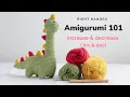 Amigurumi 101 How to Increase INC and decrease DEC Right Handed
