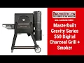 Masterbuilt Gravity Series 560 Digital Charcoal Grill Smoker Review - Part 1 Walk Around