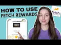 How to Use the Fetch Rewards App Scan Receipts Redeem Gift Cards