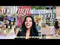 10 unique vendor booth display ideas to MAKE MORE SALES pop-up shop ideas my fave market displays