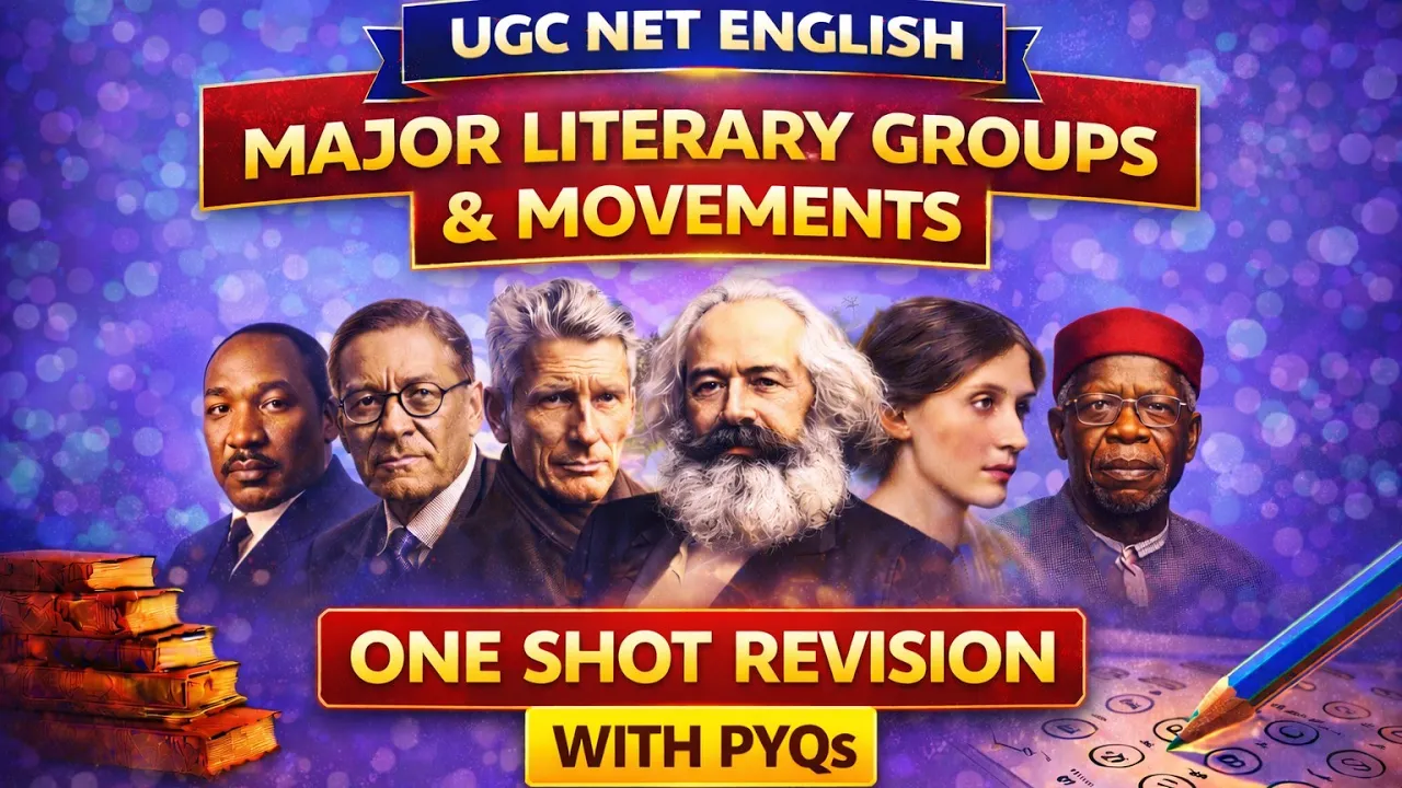 Major Literary Movements & Literary Groups | One-Shot Revision with PYQs | UGC NET English 🎯