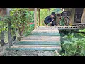 Download Lagu Nam's built a bamboo ladder to go up to the floor. Gardening. Nam's daily life