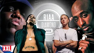 only 11 diamond hip hop albums exist so who made it and whos missing