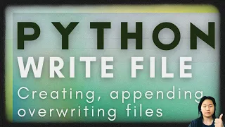 Python 101 from Beginners to Advanced Appending Overwriting and Deleting Files