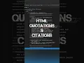 How to quote citations learn html simple and easy