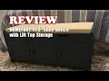 Review HOMEFORT 41 3 Shoe Bench with Lift Top Storage - Practical Entryway Solution 2025