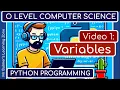 Python Programming for O Level Computer Science Students 1 - Understanding Variables