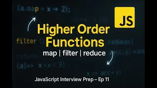 Higher Order Functions in JavaScript map filter reduce Explained