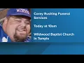 Funeral services for Corey Rushing today