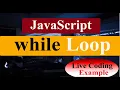 Live Coding JavaScript while Loop Example Decimal to Binary Conversion RLSY