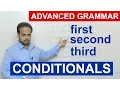 CONDITIONALS - FIRST SECOND THIRD