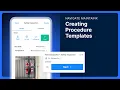 Navigate MaintainX Creating Procedure Templates