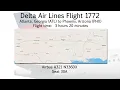Delta Air Lines Flight 1772 Airbus A321 Atlanta to Phoenix FULL FLIGHT WITH GPS DATA