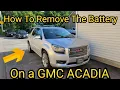 How to Replace the Battery in a 2006-2015 GMC ACADIA