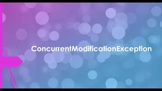 Java Tutorial on java util ConcurrentModificationException part 2 ConcurrentModification 2