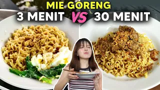 Download MIE GORENG 3 MENIT VS 30 MENIT !! MP3