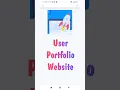 Portfolio project using only html