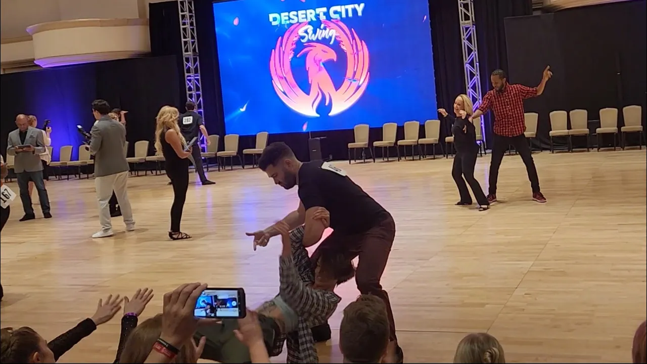 Improv West Coast Swing - Ben Morris & Emeline Rochefeuille - Desert City Swing 2022