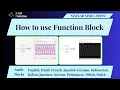 How to use Function Block in MATLAB How to use fcn Block in MATLAB Simulink