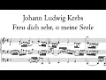Lagu Krebs - Freu dich sehr, o meine Seele - Klais organ, Lubin, Hauptwerk
