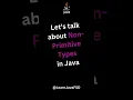 Non-Primitive Data Types in Java String Arrays Classes More Explained