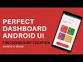 Modern Dashboard UI design tutorial Make dashboard UI Design in Android studio