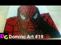 SPIDER-MAN made from 8 500 dominoes Domino Art