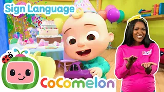 Happy Birthday with CoComelon in ASL! 🍉🎂