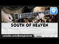 Slayer | South of Heaven | TAB | Guitar Cover | Lesson | Standard E Tuning
