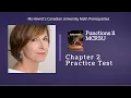 Functions 11 Chapter 2 Practice Test