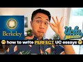 How To Write ALL 8 UC PIQ Essay Prompts No BS Pure Gold