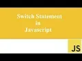 Lesson 15 Switch Condition Statement in Javascript Javascript For Beginners