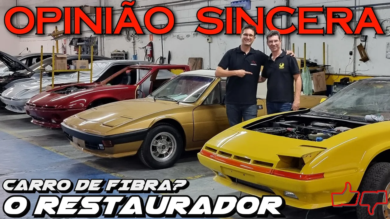 A oficina mais INCRÍVEL para CONSERTAR ou REFORMAR seu CARRO ANTIGO de fibra! Conheça O Restaurador