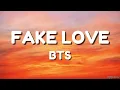 Fake Love - BTS (Lyrics)