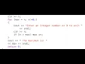 Find the maximum integer of any amount of numbers using for loop