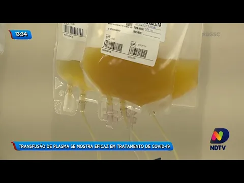 Transfusão de plasma se mostra eficaz em tratamento de covid-19