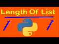 How to Find the Length of List in Python