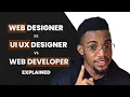 Web Developer vs Designer vs Web Designer The Real Deal
