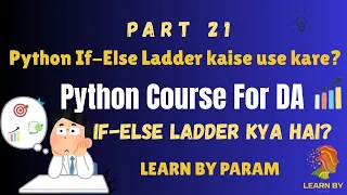 If Elif Ladder in Python Explained with Examples Python Tutorial LearnByparam