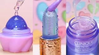 Satisfying Makeup Repair ASMR💄Easy DIY Lip Balm & Recycling Old Makeup Like New #209